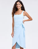 ALLOVIN Sleeveless Dress