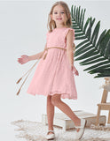 ALLOVIN Toddler Girl's Vintage Boho A-Line Lace Dress