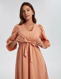 ALLOVIN Matilda Long Sleeves Braless Dress